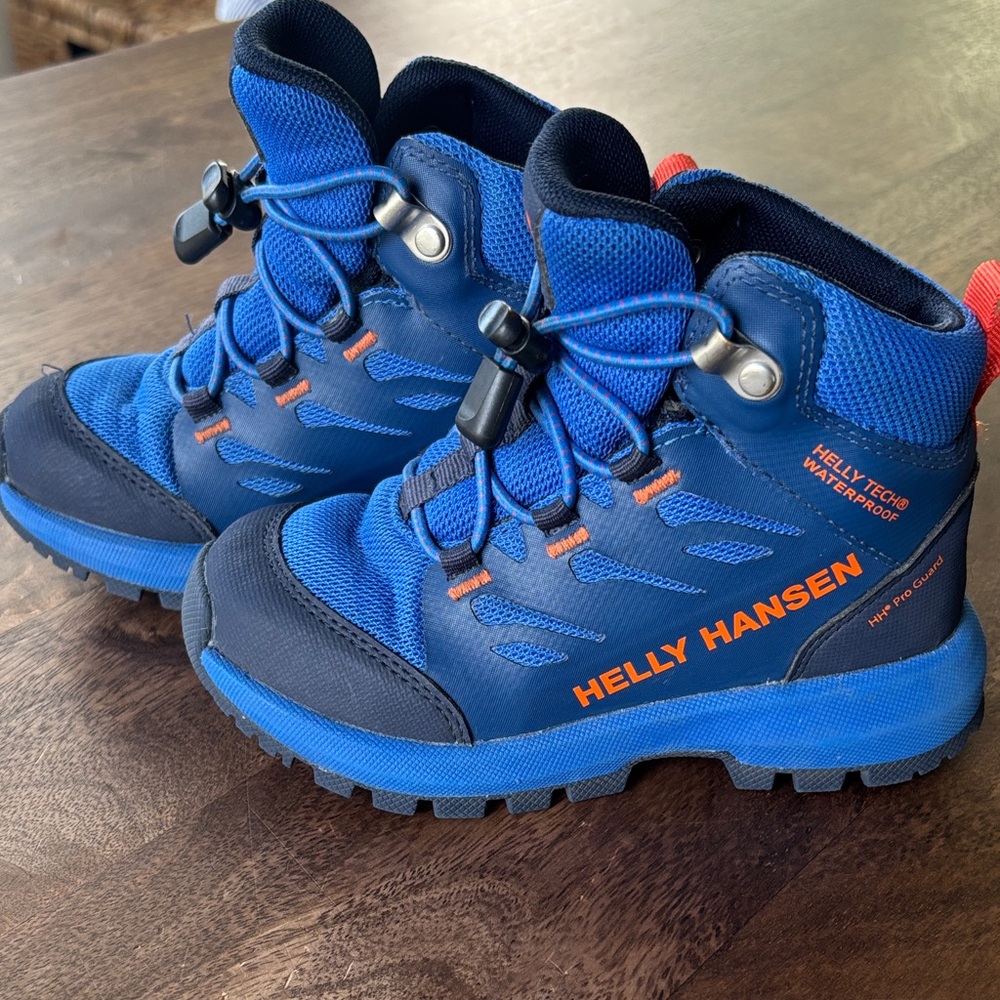 Helly Hansen Kids Marka HT Blue and Orange Boots